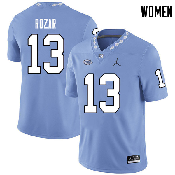 Jordan Brand Women #13 Caleb Rozar North Carolina Tar Heels College Football Jerseys Sale-Carolina B